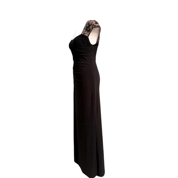 Lauren Ralph Lauren Black Evening Gown Size 2 - Picture 7 of 16